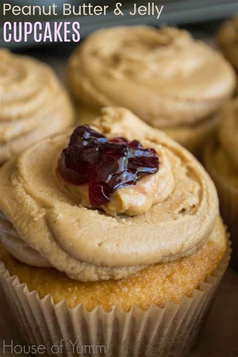 peanut-butter-and-jelly-stuffed-cupcake image