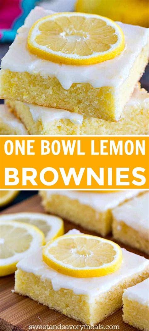 one-bowl-lemon-brownies-video-sweet-and-savory image