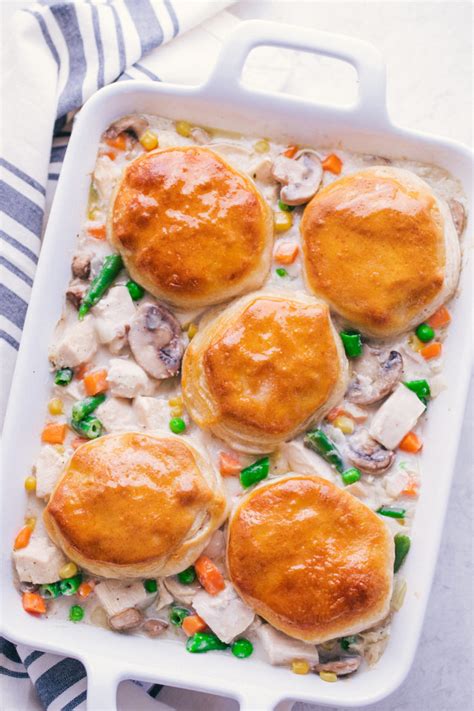 easy-chicken-pot-pie-casserole-the-food-cafe image