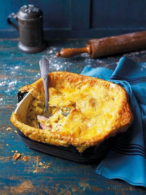 ham-leek-and-potato-pie-recipe-delicious-magazine image