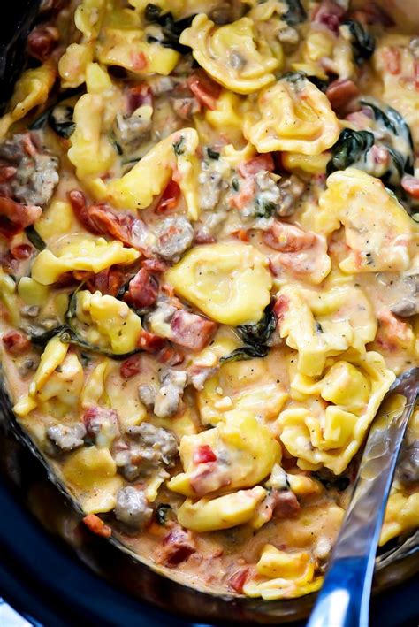 slow-cooker-sausage-and-cheese-tortellini-life-in image