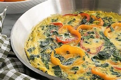 spinach-bell-pepper-frittata-that-skinny-chick-can-bake image