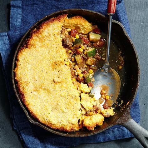 cornbread-topped-chili-casserole-recipe-eatingwell image