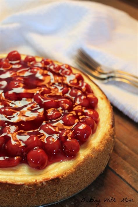 classic-baked-cherry-cheesecake image