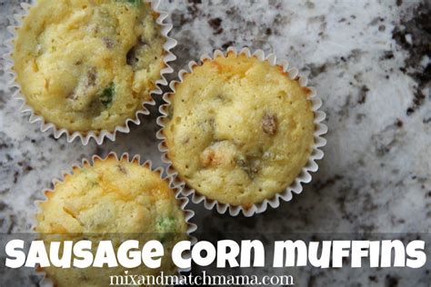 sausage-corn-muffins-recipe-mix-and-match-mama image