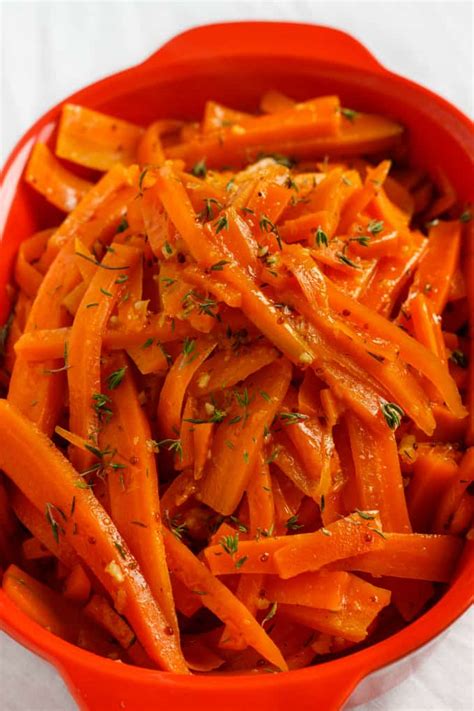 honey-glazed-carrots-with-fresh-thyme-the-cookie image