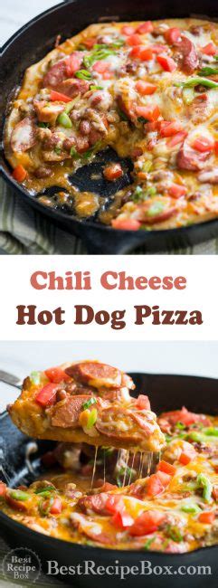 chili-cheese-hot-dog-pizza-recipe-easy-quick-best image