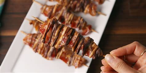 how-to-make-chocolate-bacon-skewers-delish image