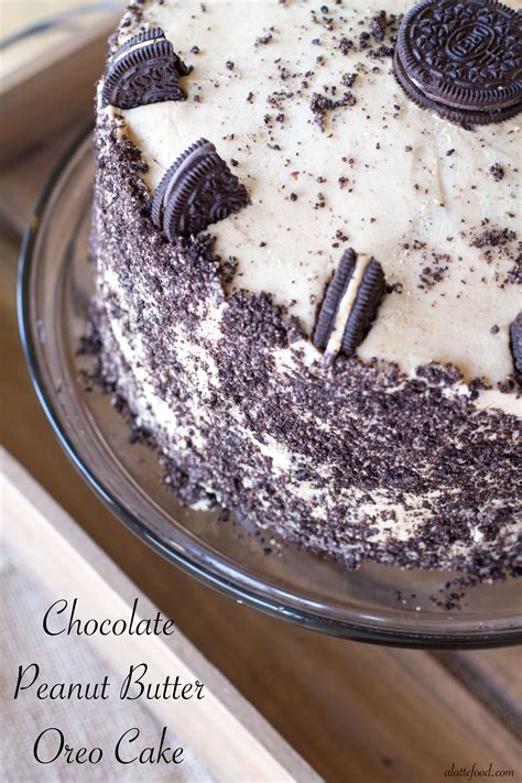 chocolate-peanut-butter-oreo-cake-a-latte-food image