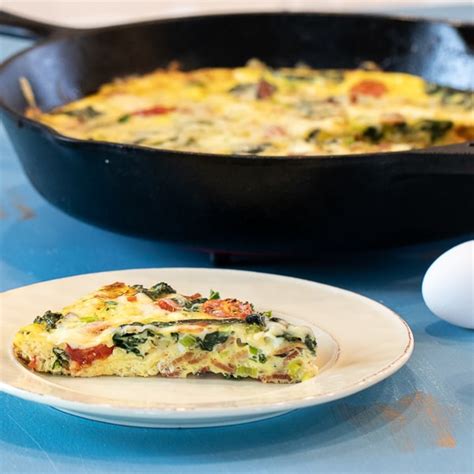 bacon-and-spinach-frittata-recipe-the-black image