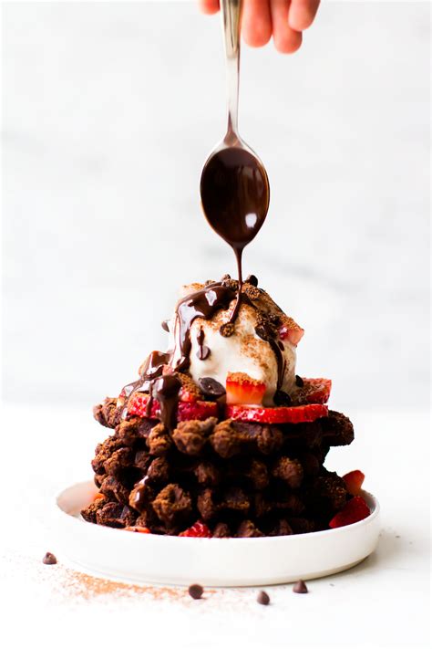 brownie-waffle-sundae-vegan-grain-free-feasting image