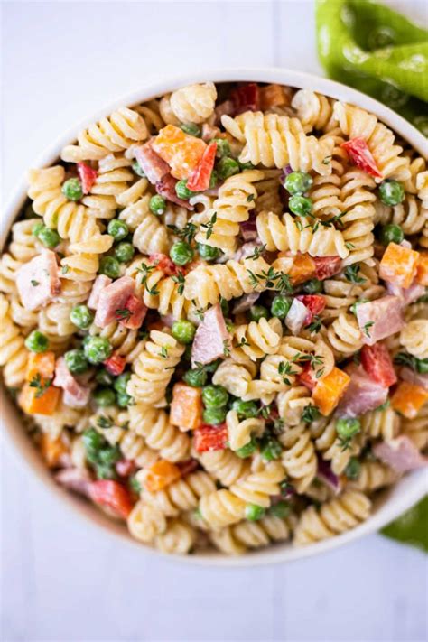creamy-macaroni-salad-with-peas-life-love-and-good image