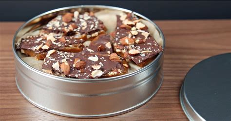 easy-chocolate-almond-toffee-recipe-popsugar-food image