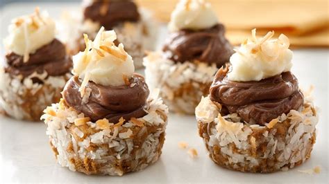 macaroon-peanut-butter-chocolate-tartlets image