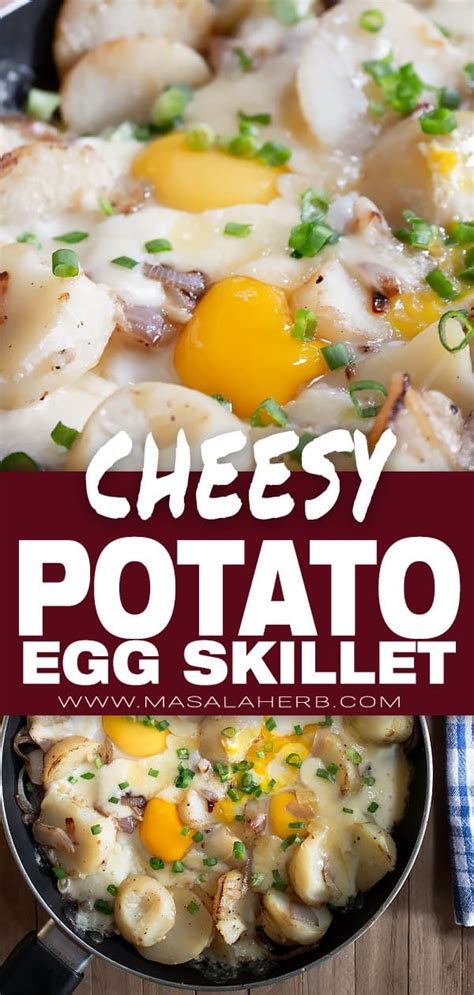 cheese-eggs-and-potatoes-skillet-recipe-masala-herb image
