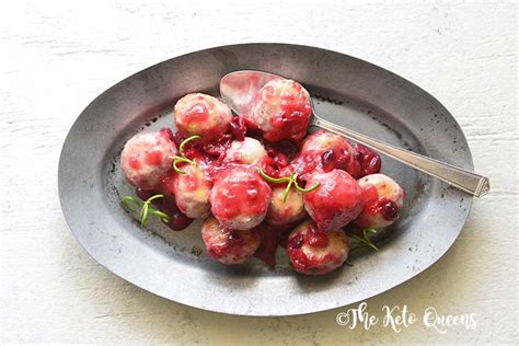turkey-sausage-meatballs-with-sugar-free-cranberry image