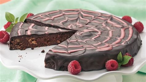 heavenly-chocolate-raspberry-torte-recipe-pillsburycom image