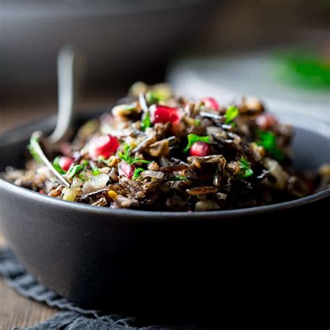 wild-rice-pilaf-with-pistachios-and-pomegranates image