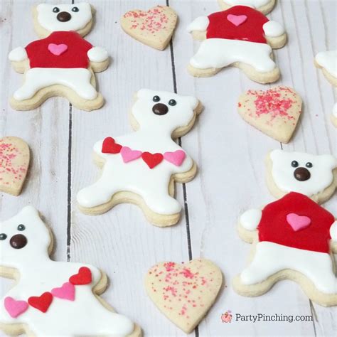 polar-bear-cookies-best-sugar-cookies-valentines-day image