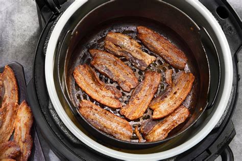 how-to-make-crispy-air-fryer-bacon image