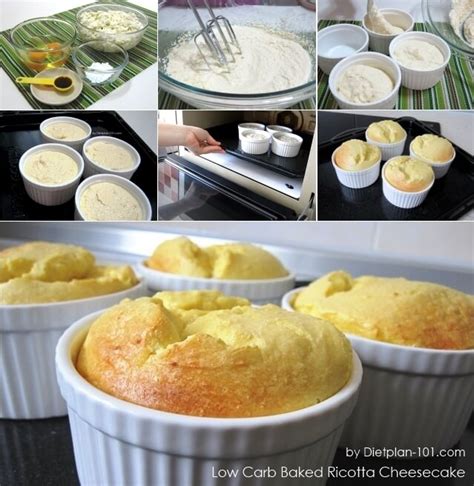 low-carb-baked-ricotta-cheesecake-south-beach-phase-1 image
