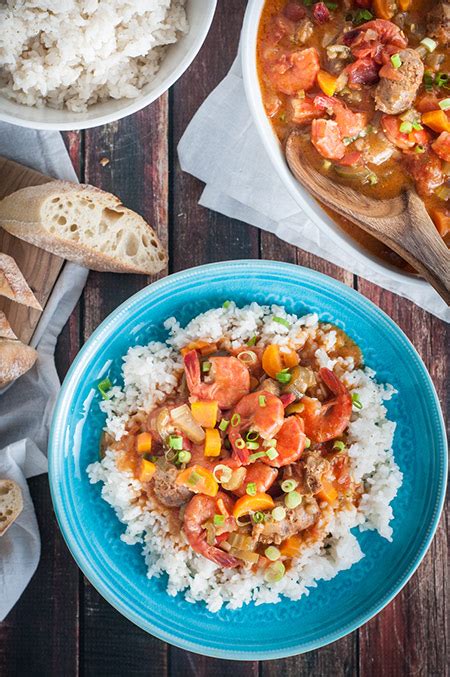 delicious-shrimp-and-sausage-gumbo-with-a-twist image