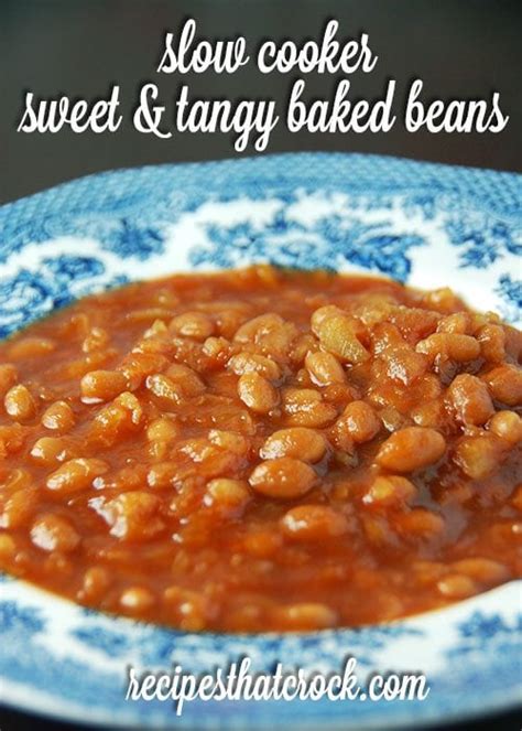 slow-cooker-sweet-and-tangy-baked-beans image
