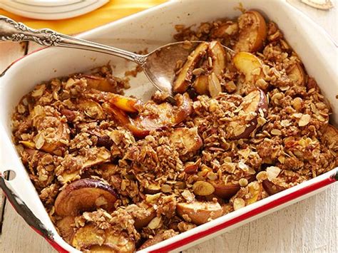 peach-almond-crumble-recipes-cooking-channel image