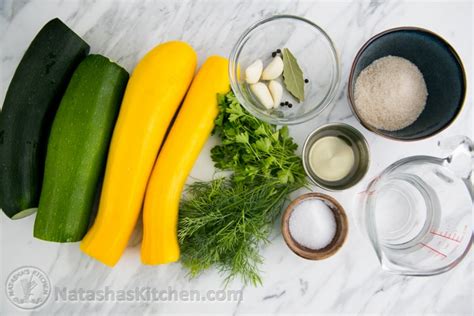 quick-pickled-zucchini-recipe-natashas-kitchen image