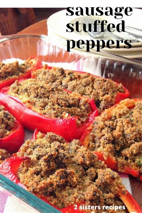 sausage-stuffed-peppers-2-sisters-recipes-by image