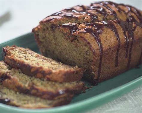 banana-bread-with-chocolate-drizzle-ellie-krieger image