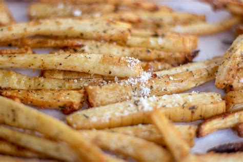 baked-rosemary-parmesan-parsnip-fries-wine-a-little image