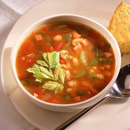 spicy-ham-and-bean-soup image