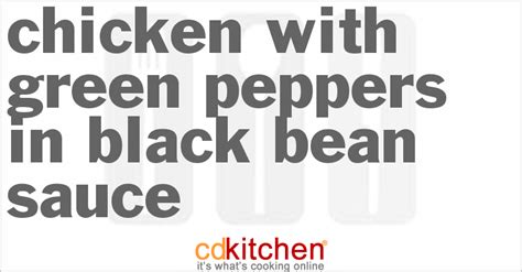 chicken-with-green-peppers-in-black-bean-sauce image