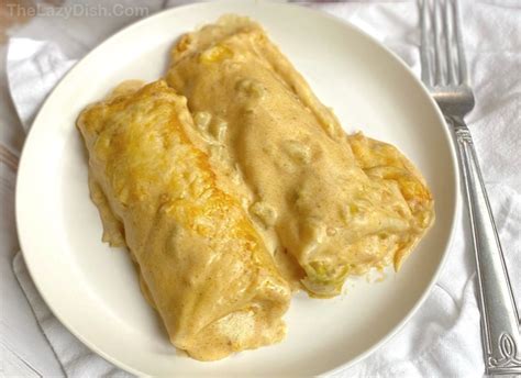 creamy-white-chicken-enchiladas-quick-easy-dinner image
