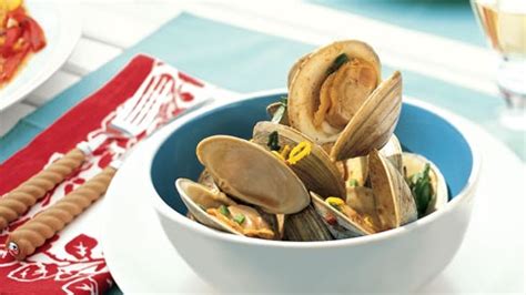 clams-with-jalapeno-lemon-and-basil-recipe-bon image