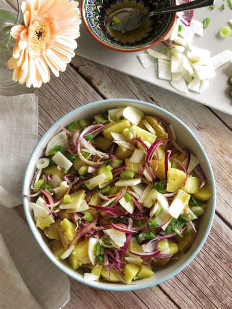 vegan-potato-salad-with-radish-balsamic-vinaigrette image
