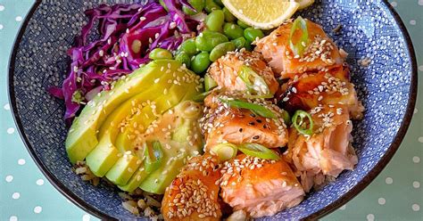 grilled-honey-soy-salmon-rice-bowls-vj-cooks image