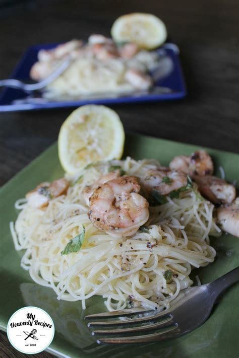 lemon-pasta-with-shrimp-my-heavenly image