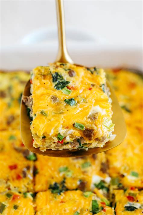 sausage-and-veggie-egg-casserole-eat-yourself-skinny image