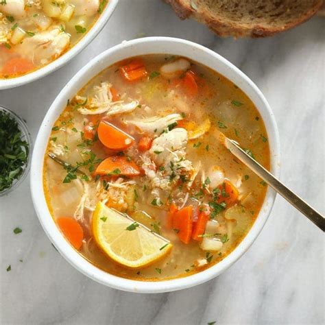 chicken-quinoa-soup-fit-foodie-finds image