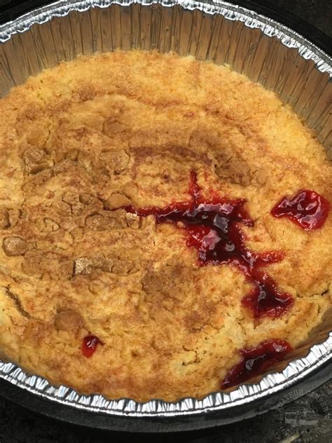 dutch-oven-cherry-dump-cake-amateur-camper-food image