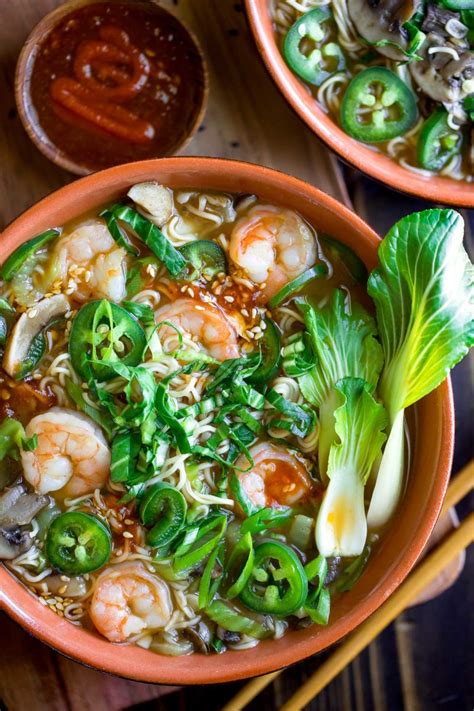 spicy-shrimp-ramen-bowls-recipe-peas-and-crayons image