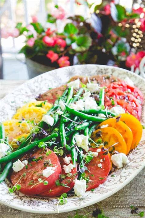 tomato-green-bean-salad-with-goat-cheese-healthy image