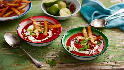 tortilla-soup-recipe-bbc-food image