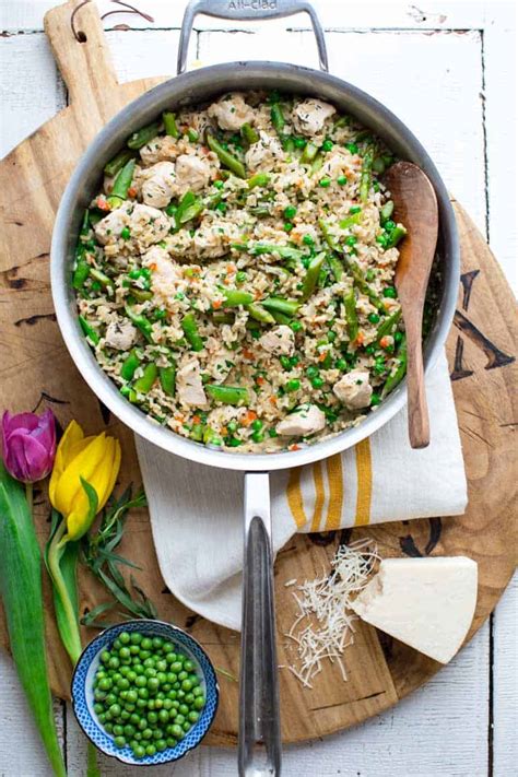 one-pot-chicken-and-rice-with-spring-veggies-healthy image