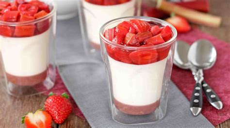 wild-strawberry-and-rhubarb-yoghurt-panna-cotta image