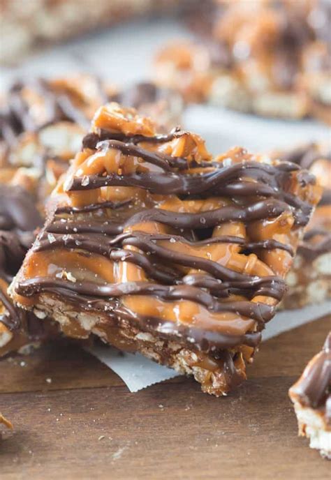 salted-chocolate-and-caramel-pretzel-bars-tastes-better image