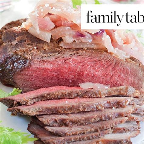 london-broil-with-red-onion-marmalade image