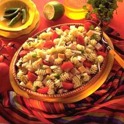 turkey-pasta-salad-with-chile-lime-vinaigrette-land image